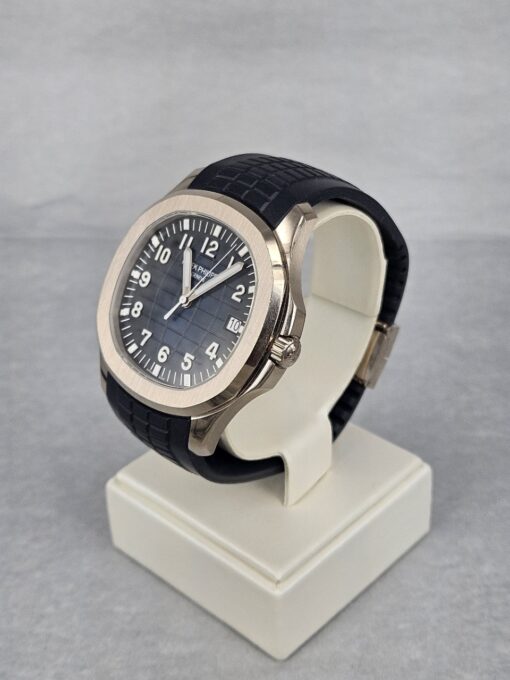 PATEK PHILIPPE AQUANAUT REF. 5168G-001 BLU DIAL WHITE GOLD - immagine 3
