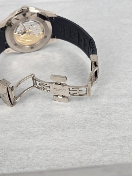 PATEK PHILIPPE AQUANAUT REF. 5168G-001 BLU DIAL WHITE GOLD - immagine 7