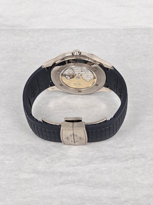 PATEK PHILIPPE AQUANAUT REF. 5168G-001 BLU DIAL WHITE GOLD - immagine 9