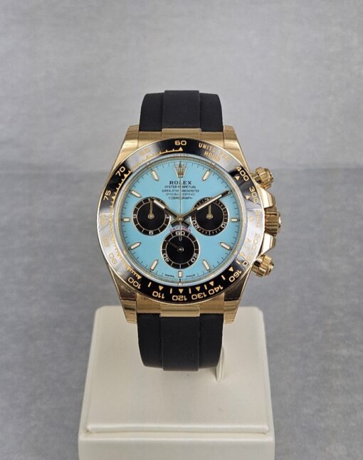 ROLEX DAYTONA YELLOW GOLD "TIFFANY" BLUE DIAL 126518LN
