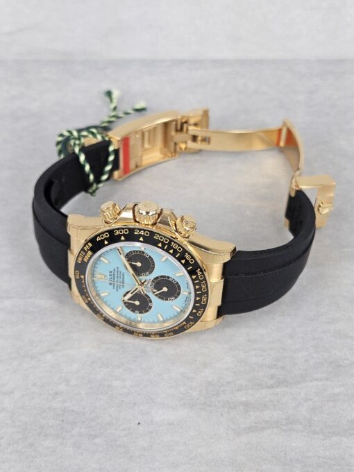 ROLEX DAYTONA YELLOW GOLD "TIFFANY" BLUE DIAL 126518LN - immagine 9