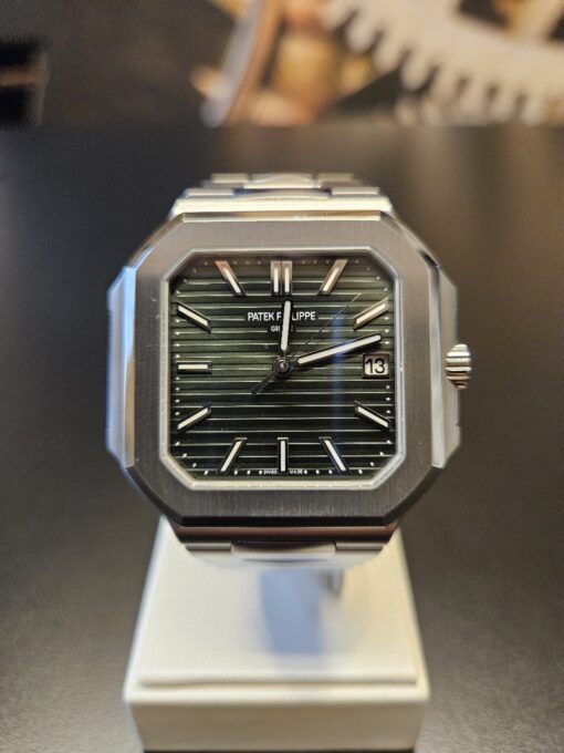 PATEK PHILIPPE CUBITUS 5821/1A STAINLESS STEEL, GREEN DIAL - immagine 5
