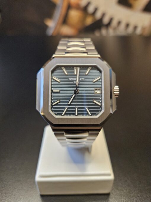 PATEK PHILIPPE CUBITUS New 2025 40mm White Gold Blue Dial 7128/1G-001 - immagine 6