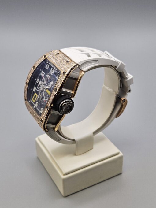 RICHARD MILLE ROSE GOLD , WITH FACTORY DIAMOND RM 030 - immagine 4