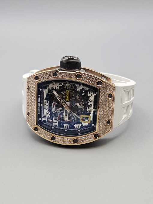 RICHARD MILLE ROSE GOLD , WITH FACTORY DIAMOND RM 030 - immagine 6