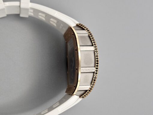RICHARD MILLE ROSE GOLD , WITH FACTORY DIAMOND RM 030 - immagine 12