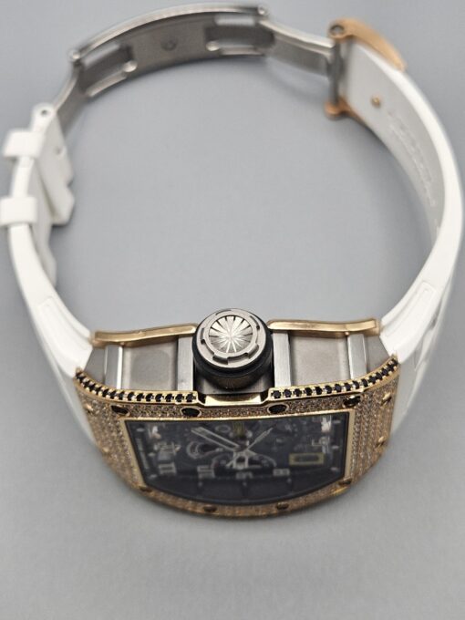 RICHARD MILLE ROSE GOLD , WITH FACTORY DIAMOND RM 030 - immagine 13