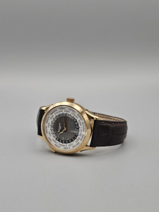 PATEK PHILIPPE WORLD TIME ROSE GOLD ON LEATHER STRAP 5230R-001 - immagine 6