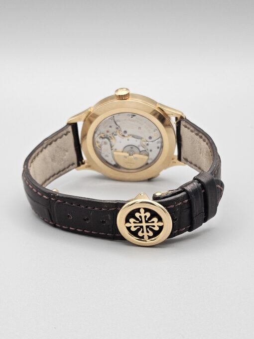 PATEK PHILIPPE WORLD TIME ROSE GOLD ON LEATHER STRAP 5230R-001 - immagine 8