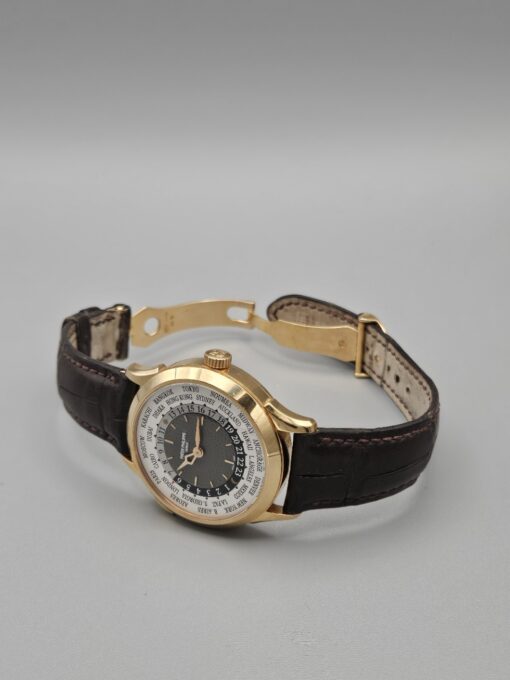 PATEK PHILIPPE WORLD TIME ROSE GOLD ON LEATHER STRAP 5230R-001 - immagine 10