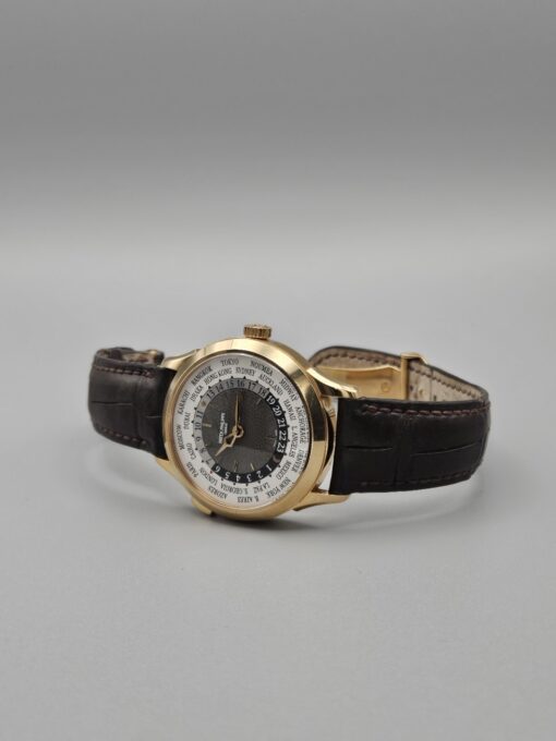 PATEK PHILIPPE WORLD TIME ROSE GOLD ON LEATHER STRAP 5230R-001 - immagine 11