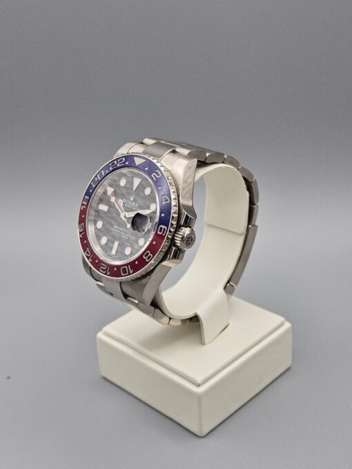 ROLEX GMT MASTER II WHITE GOLD BLACK DIAL 116719BLRO - immagine 4