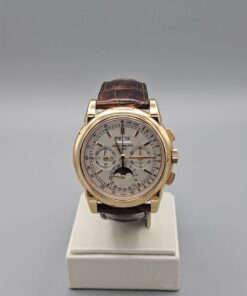 Patek Philippe Perpetual Calendar Chronograph ROSE GOLD ON LEATHER STRAP 5970R