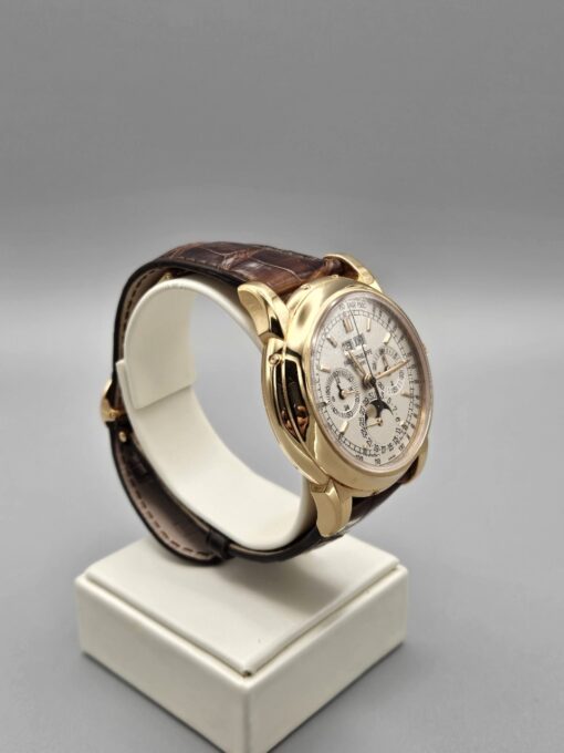 Patek Philippe Perpetual Calendar Chronograph ROSE GOLD ON LEATHER STRAP 5970R - immagine 2