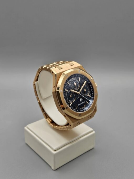 Audemars Piguet Royal Oak Perpetual Calendar ROSE GOLD BLUE DIAL 26574OR - immagine 2