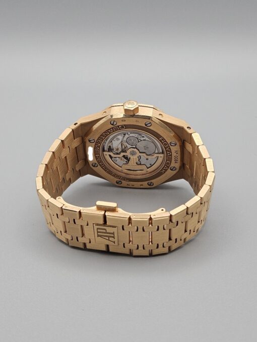 Audemars Piguet Royal Oak Perpetual Calendar ROSE GOLD BLUE DIAL 26574OR - immagine 4