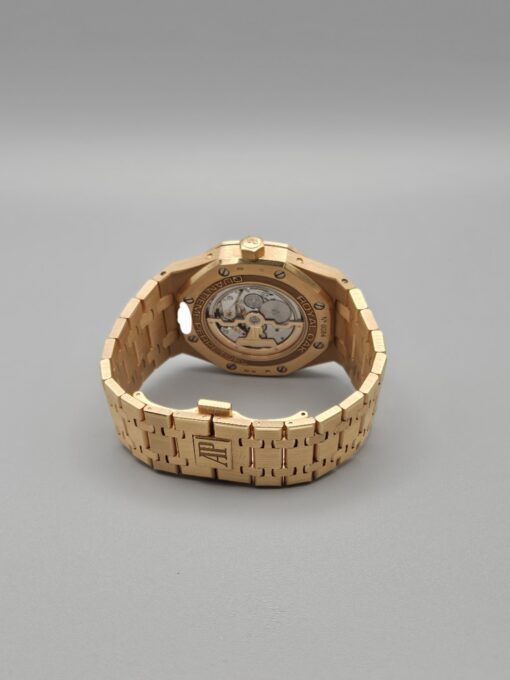 Audemars Piguet Royal Oak Perpetual Calendar ROSE GOLD BLUE DIAL 26574OR - immagine 5