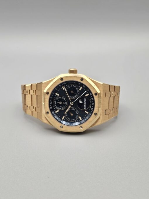 Audemars Piguet Royal Oak Perpetual Calendar ROSE GOLD BLUE DIAL 26574OR - immagine 7