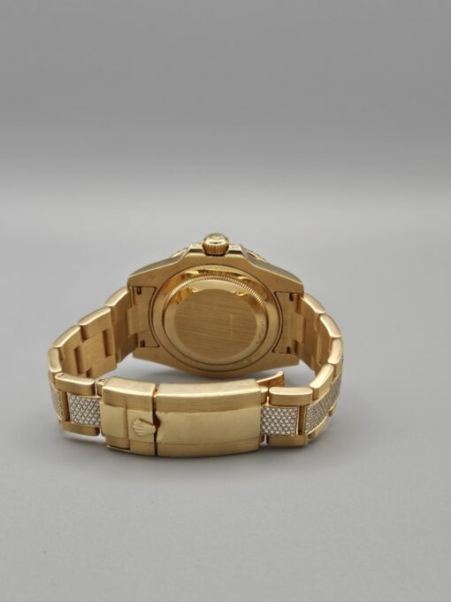 Rolex GMT-Master II Full pavè, factory diamond, yellow gold 116758saru - immagine 6