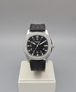 PATEK PHILIPPE AQUANAUT Luce Diamond Black Dial Stainless Steel 5087/1A-001